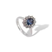 Anillo Mirco Visconti Mujer in Oro blanco Zaffiro 1.02 Ct AM3/B20Z - AM3/B20Z
